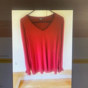 Pretty dark red blouse
